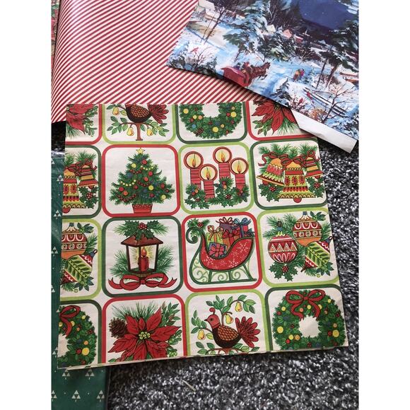 Vintage Gift Wrapping Paper Sheets Most New Artfaire 100 SQ FT 24 Sheets - Picture 2 of 9